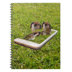 Lop Eared Bunny Rabbit Family, Notebook