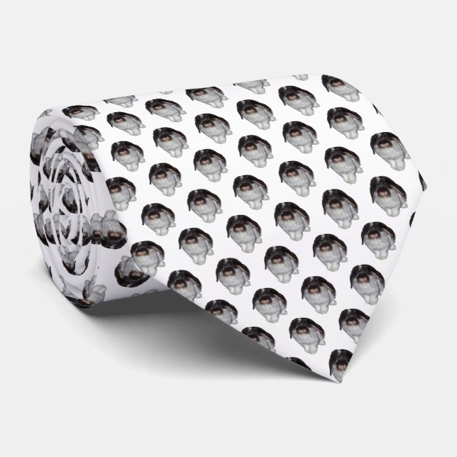 Lop-Eared Rabbit Frenzy Tie (Choose Colour) (Rolled)
