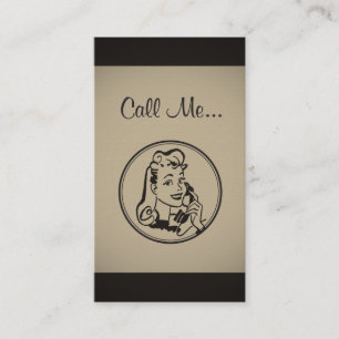 L'opérateur m'appellent carte de visite