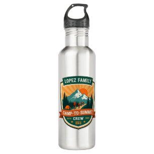 Lopez Family Camp-To-Summit Crew Vintage Hiking Ca 710 Ml Water Bottle
