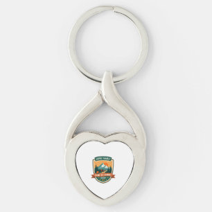 Lopez Family Camp-To-Summit Crew Vintage Hiking Ca Keychain