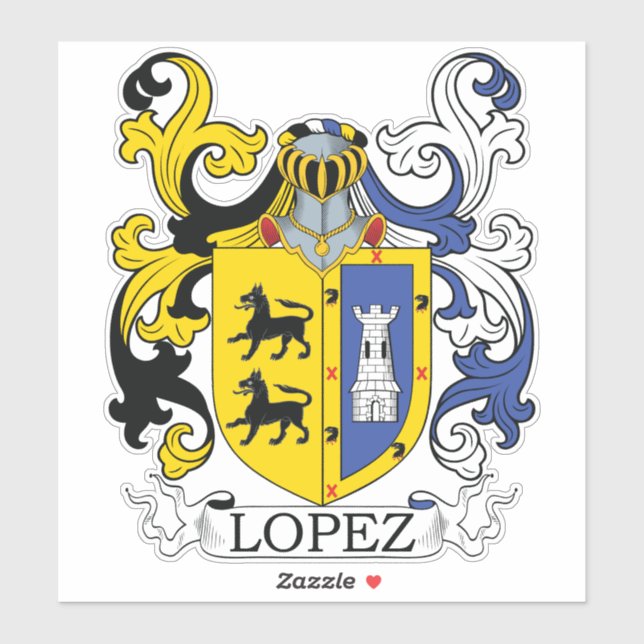Lopez Family Crest (Sheet)