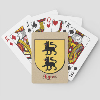 Lopez Heraldic Shield Playing Cards