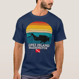Lopez Island US Island Diving T-Shirt