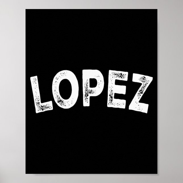 Lopez  poster (Front)