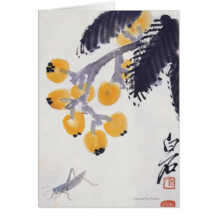 Loquats and a Grasshopper