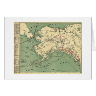 L'or de l'Alaska met en place la carte 1897