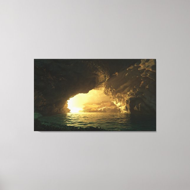 "L'or du dragon" Toile enveloppée (Recto)