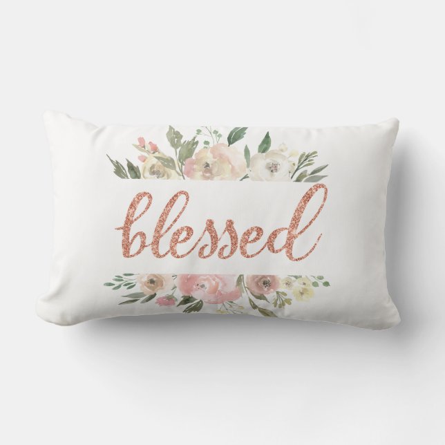 L'or rose et rougissent coussin de crèche (Recto)