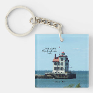 Lorain Harbour West Breakwater Light porte - clé