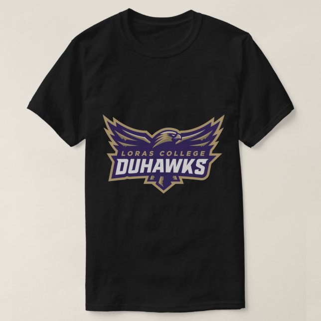 Loras College duhawks Pullover Sweat - shirt à cap (Design devant)