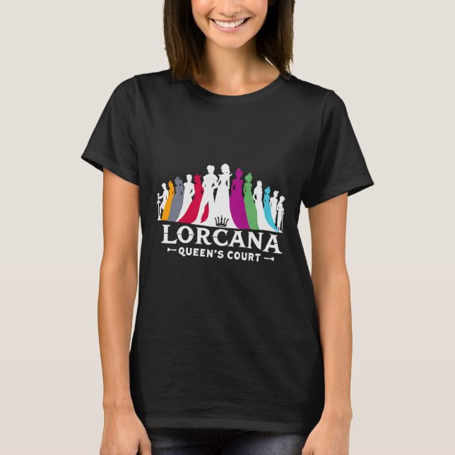Lorcana Queen's Court  T-Shirt (Front)