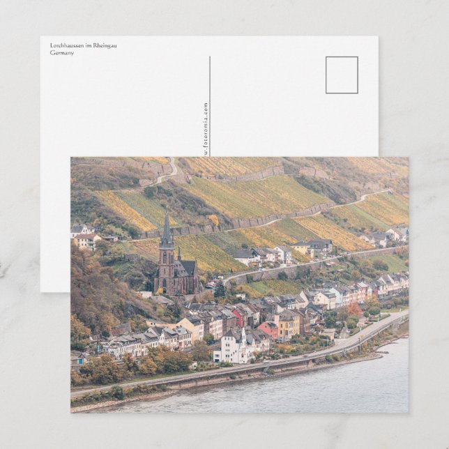 Lorchhausen Rheingau Postcard (Front/Back)