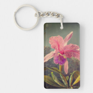 L'orchidée de Cattleya et trois colibris Heade