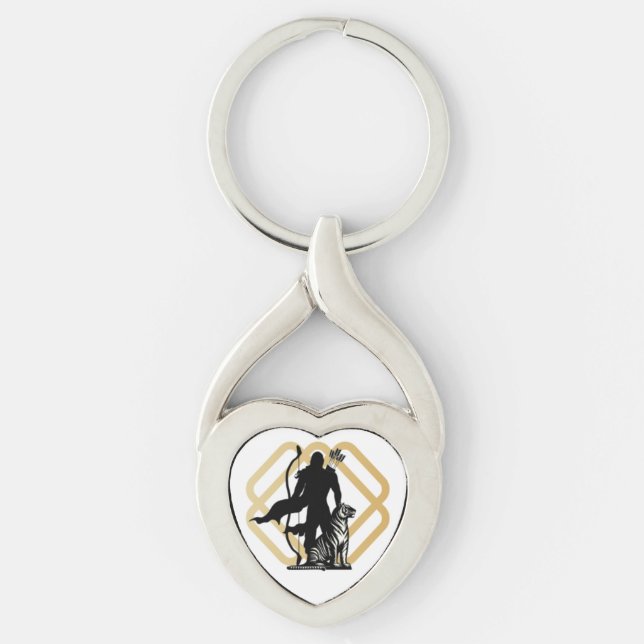 Lord Ayyappan Keychain (Front)