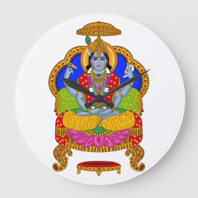 Lord Badrinath Clock (Front)