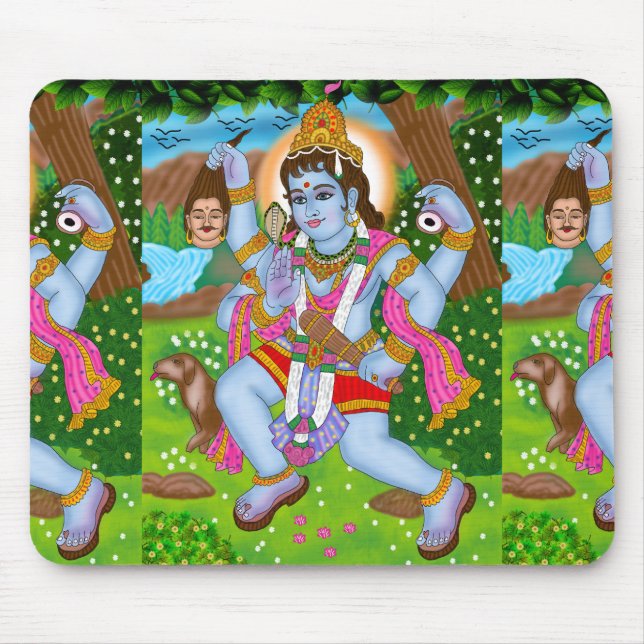Lord Bairava Mouse Pad (Front)