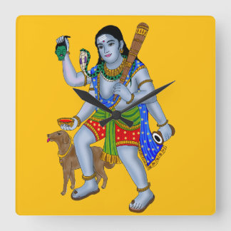 Lord Bhairava Wall Clock