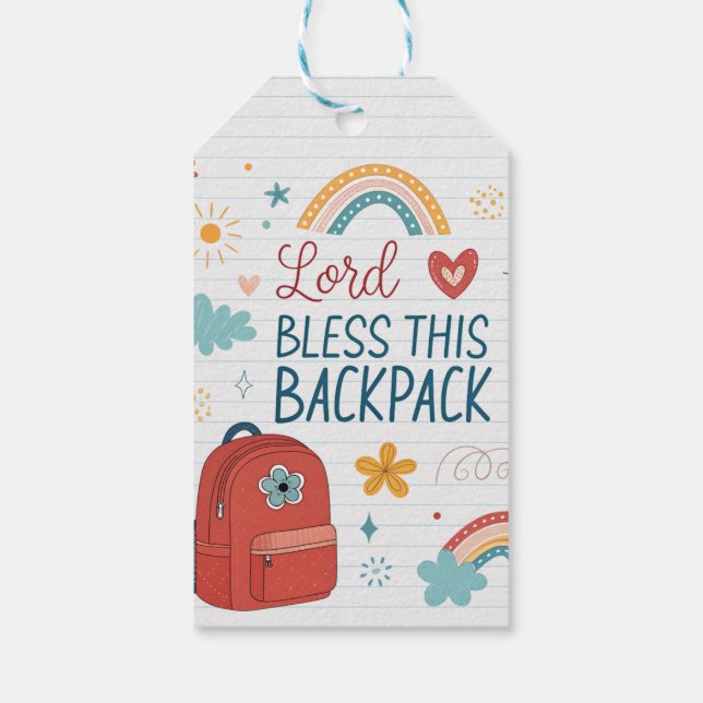 Lord Bless This Backpack Tag – (Back)