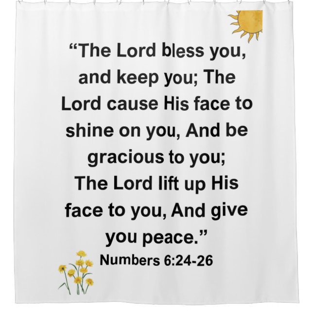 Lord Blessing Keep You Numbers (Front)