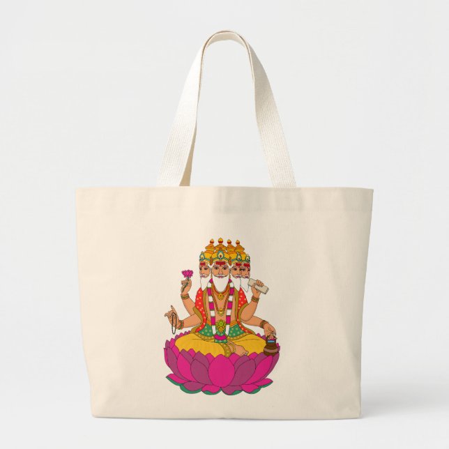 Lord Brahma Tote Bag (Front)