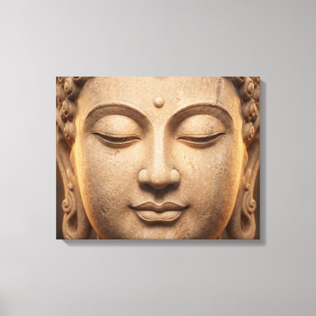 Lord Buddha Canvas Print (Front)