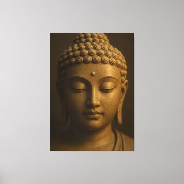 Lord Buddha Canvas Print (Front)