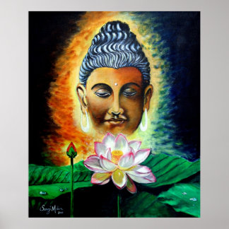 lord buddha poster