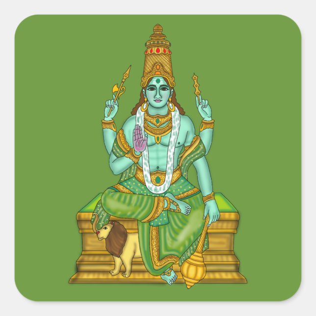 Lord Budh Dev Spiritual Stickers (Front)