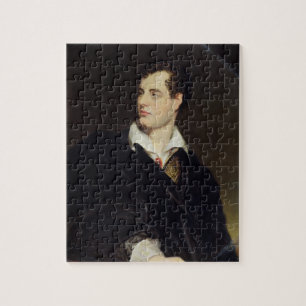 Lord Byron after a Portrait painted by Thomas Phil Jigsaw Puzzle