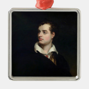 Lord Byron (by Laslett John Pott) Metal Ornament