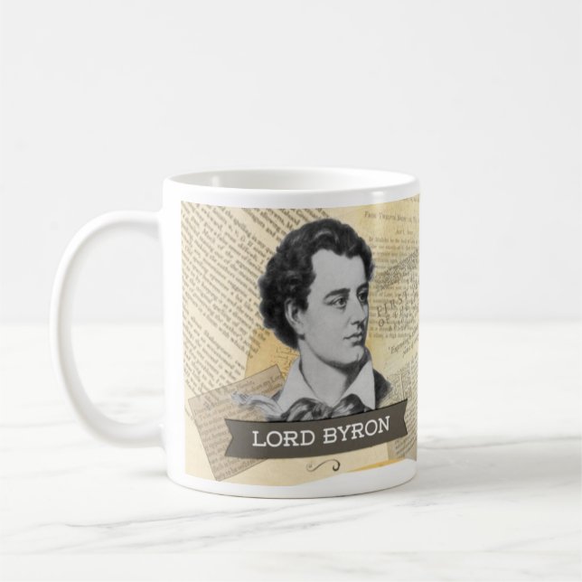 Lord Byron Coffee Mug (Left)