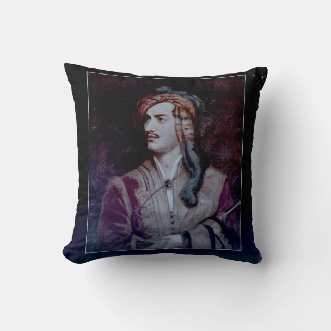 Lord Byron Pillow (Front)