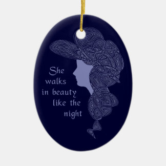 Lord Byron's Lady Ceramic Ornament