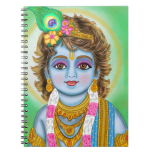 Lord Child Krishna Notebook
