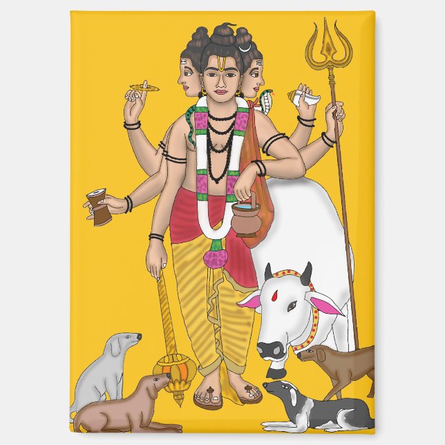 Lord Dattatreya  Magnet (Front)