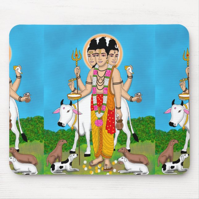 Lord Dattatreya Mouse Pad (Front)