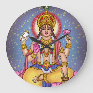 Lord Dhanvantari Wall Clock