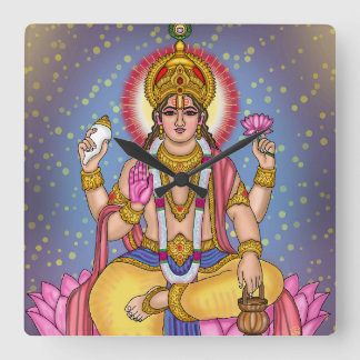 Lord Dhanvantari Wall Clock