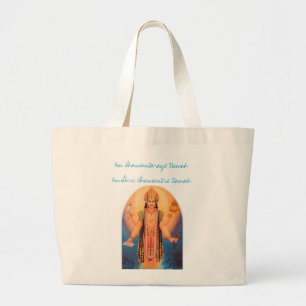 Lord Dhanwantari Large Tote Bag