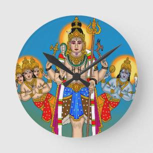 Lord Ekpada Shiva Clock