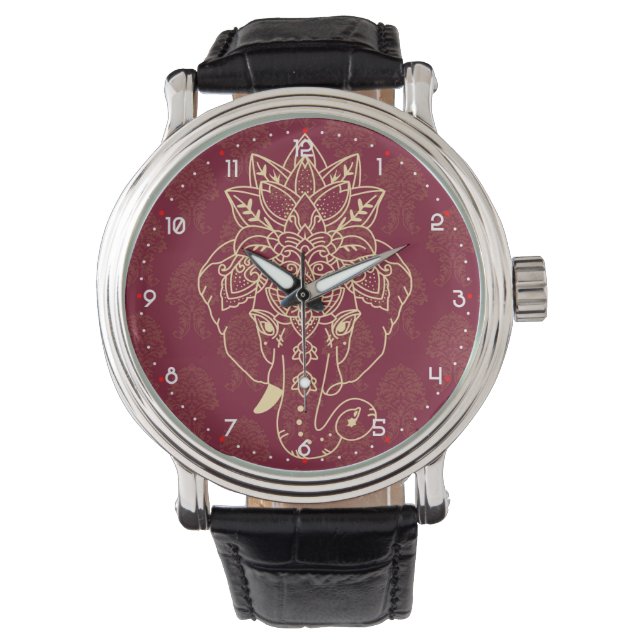 Lord Ganesh, beautiful and crispy image  Watch (Front)