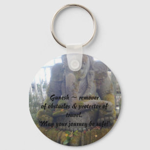 Lord Ganesh ~ remover of obstacles & prote... Keychain