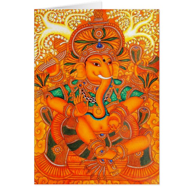 Lord Ganesha Beau Art Floral (Devant)
