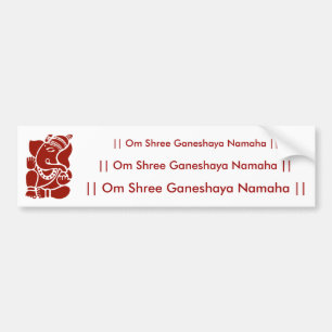 Lord Ganesha Bumper Sticker