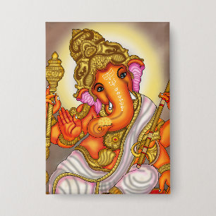 Lord Ganesha Button