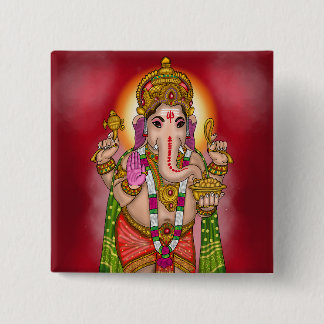 Lord Ganesha Button