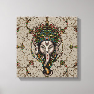 Lord Ganesha - Couleur sur toile
