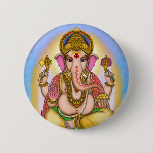 Lord Ganesha Designer Buttons