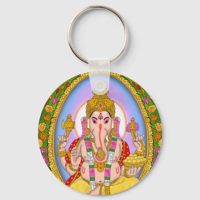 Lord Ganesha Keychain (Front)